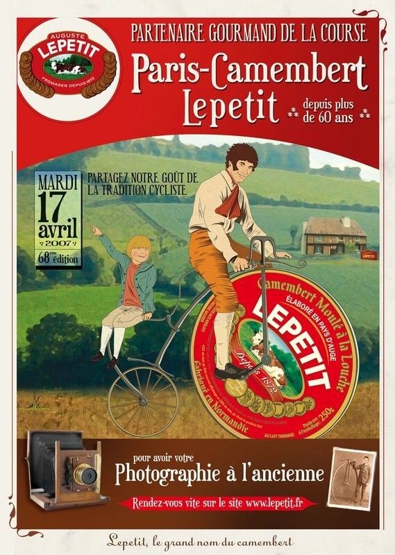 Affiche Paris-Camembert Lepetit